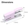 Metal Handheld Stapler Office Desk Stapling Tool Stapler for Office Portable Desk Stapler Smooth Action for Paper Craft School