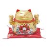 Archnote Maneki Neko Figurine Stylish Piggy Bank Home Celebration Opening Gift Lucky Cat Gold Mini Cute Small Wealth Ceramic Animal Business Feng Shui