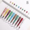 Creative UV Multi-Color Gradient Plastic Bead Pen - 130 Colors Available