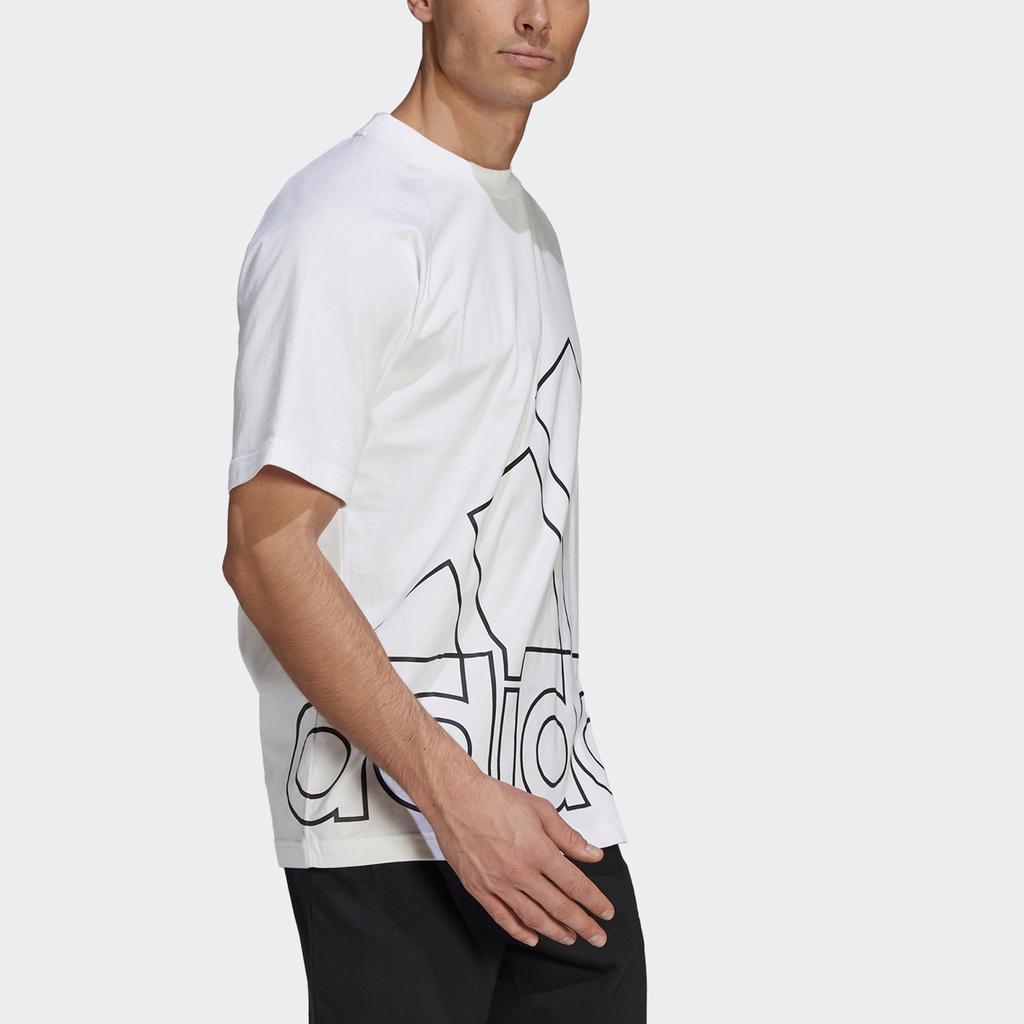New Adidas Set in Sleeve T Shirt Men's White GU4290