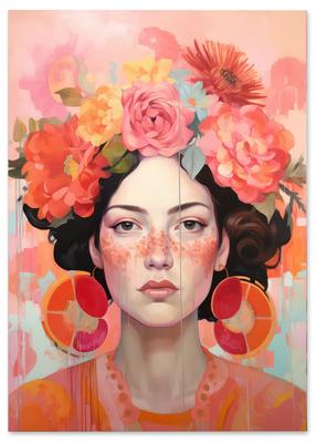 Poster Portrait Flowers