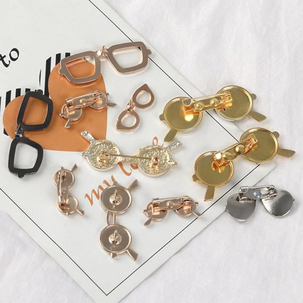 Multicolor Jewelry Enamel Pins Shirt Suit Accessories Brooch Collar Pins Badge Glasses Brooch