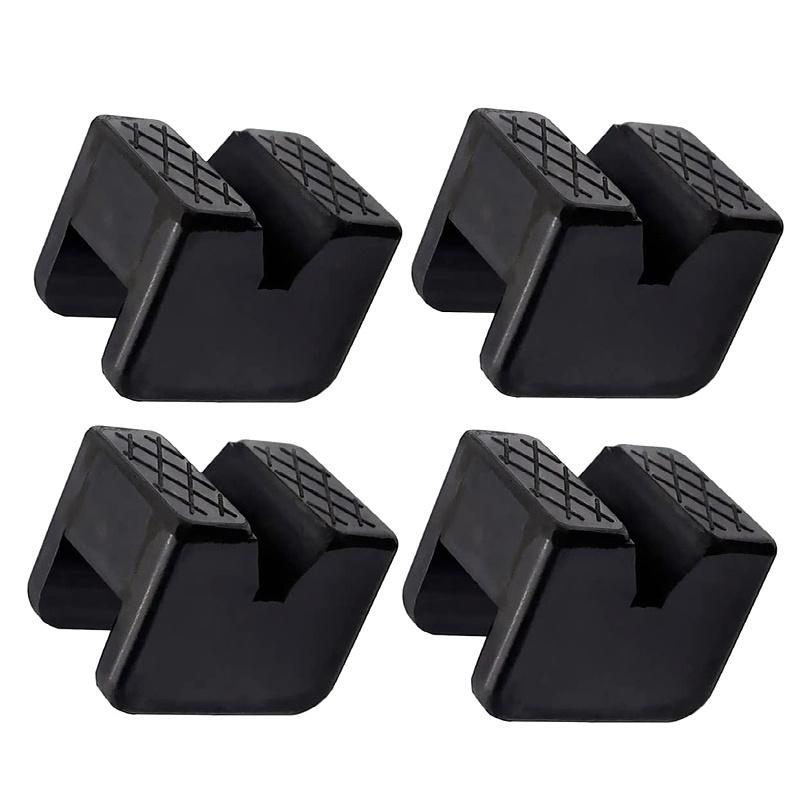 Universal Car Jack Stand Rubber Pad Slotted Protector for Vehicle Frame Safety Home Garage Professional Repair