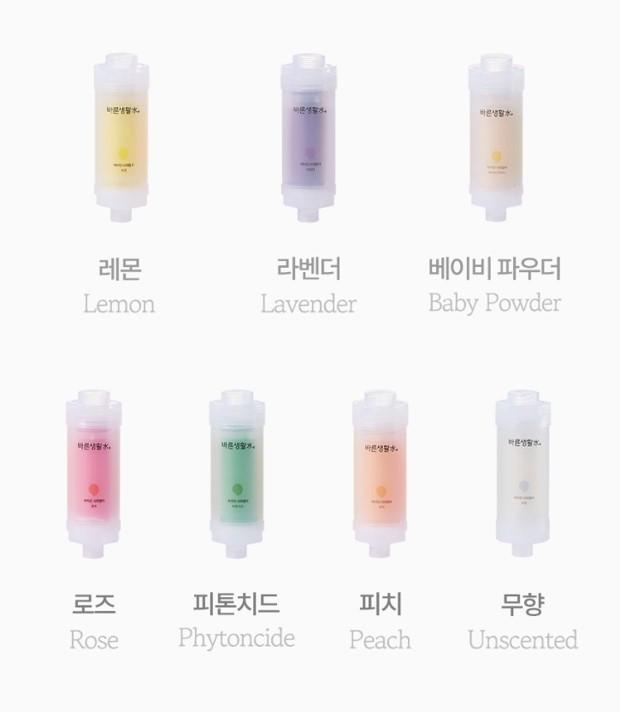 [Barunsaengwhalsu] Green Water Chlorine Removal Vitamin Shower Filter, 2pcs