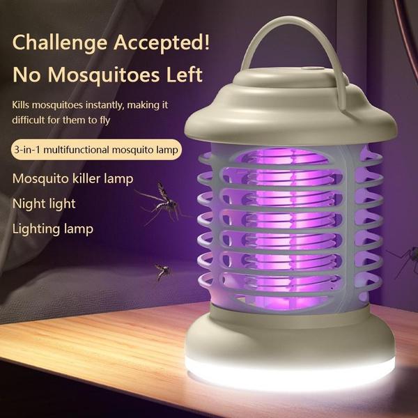 1 ADET Sivrisinek Öldürücü Lamba Masaüstü/Duvara Monte Elektronik Böcek Öldürücü Böcek Öldürücü Elektrik Şoku Sinek Tuzağı Işığı