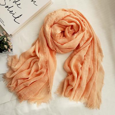 New Spring and Summer Scarf for Women Thin Medium-length Scarf for Art Retro Men Cotton Scarf