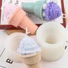 Ice Cream Silicone Candle Mold DIY Aromatherapy Soap Plaster Wax Making Ice Cream Cone Fondant Dessert Cake Baking Mold
