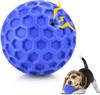 Dog Ball, Relieves Anxiety, Cleans Teeth, Interactive Chew Toy for Aggressive Chewers, Dog Toy for Large Breeds, Outdoor Waterproof