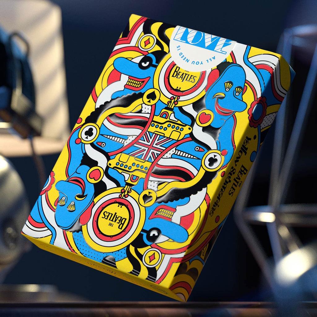 theory11 Yellow Submarine The Beatles Playing Card Deck