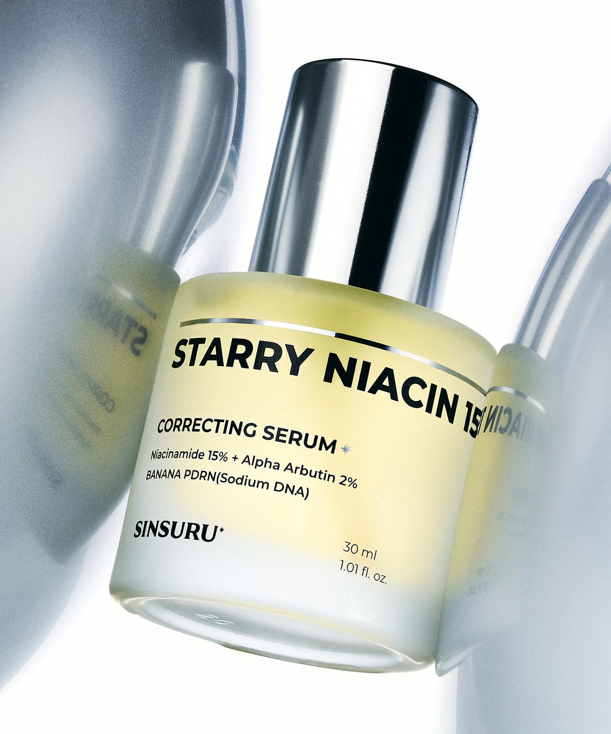 

Made in Korea SINSTHROUGH Stairy Niacin 15 Correcting Tone-Up Serum