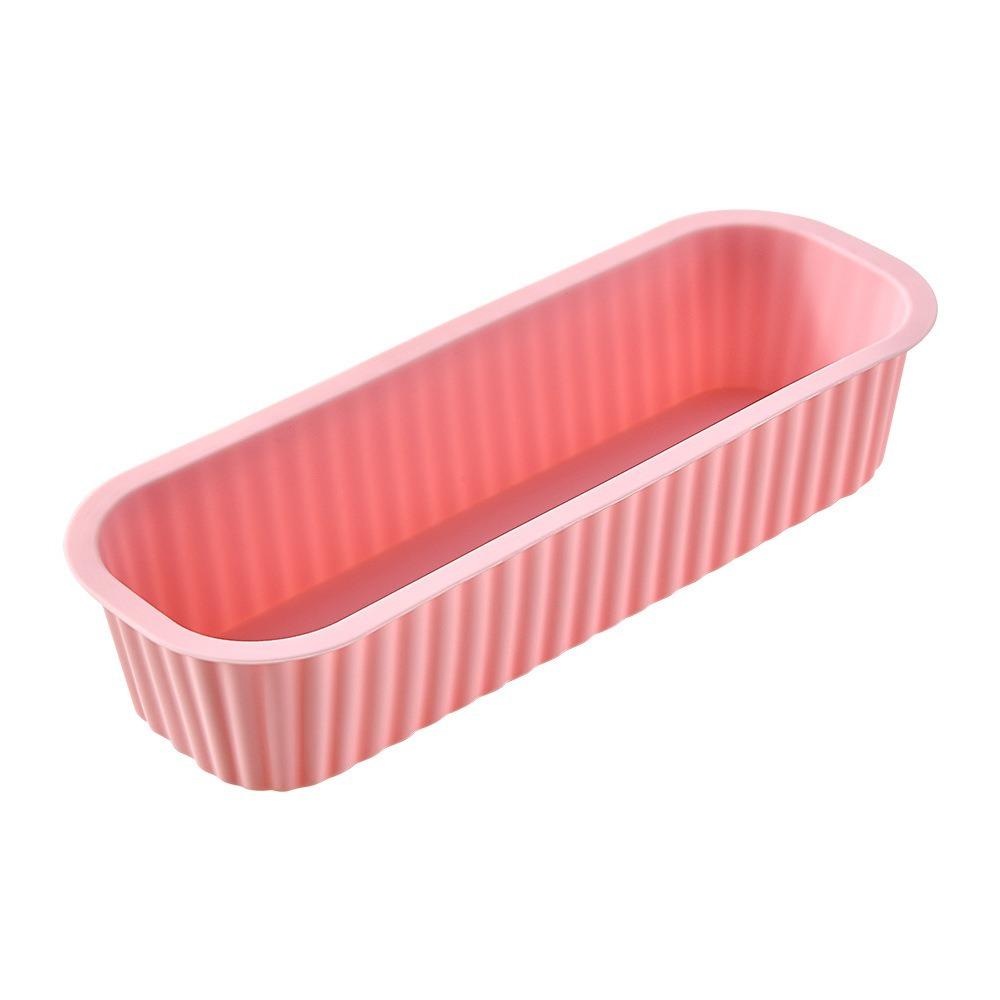4Pcs DIY Air Fryer Silicone Bread Pans Non-Stick Toast Loaf Baking Tray Brownie Mould Bakery