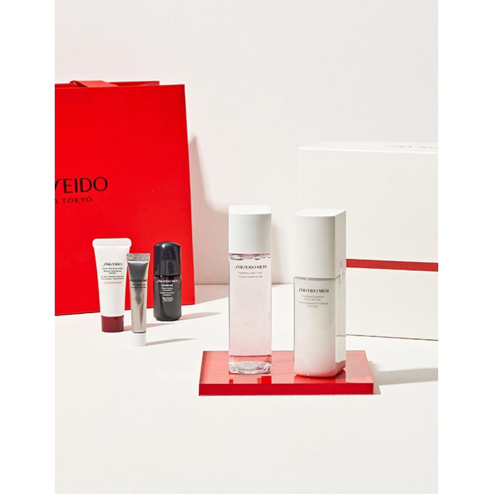 

Shiseido Men Moisture Basic Skin+lotion Set+shopping Bag