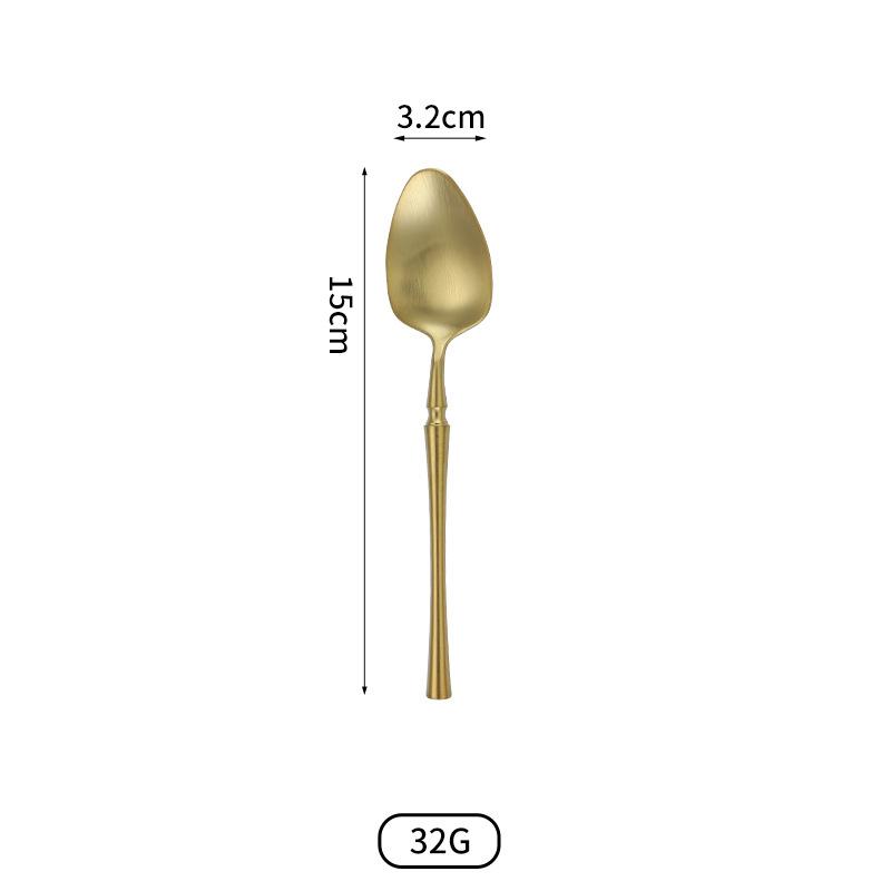 304 Edelstahl Messer Gabel Löffel Hotel Restaurant Western Geschirr Verdickt Kreative Kleine Baroon Taille Hüpfendes Messer und Gabel
