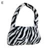 Women Autumn Winter Plush Soft Fluffy Handbag Shoulder Underarm Bag CLE