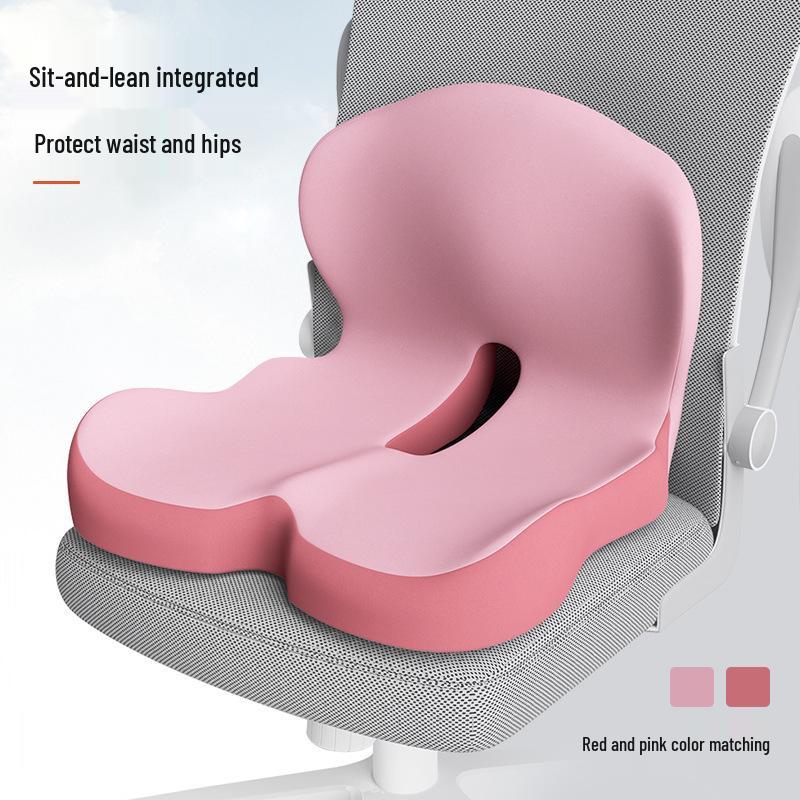 Memory Foam Seat and Back Cushion for Office, Student, Elderly, Car - Lumbar and Butt Support for Long Sitting