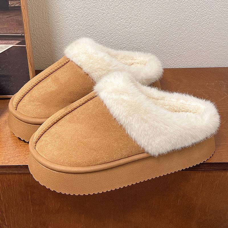 New Thick-soled Shoes for Women, Anti-slip, Breathable and Warm Slippers, Snow Boots and Cotton Shoes