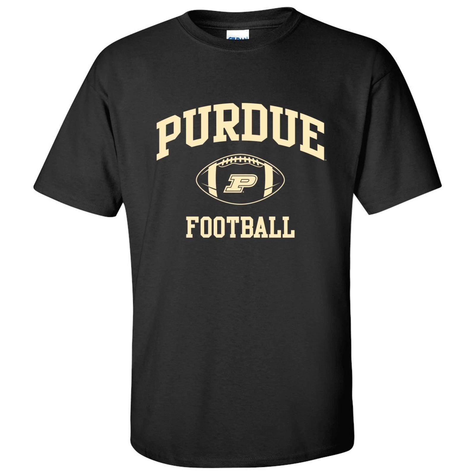 Purdue Boilermakers Classic Football Arch Licensed Unisex T-Shirt - Black 3XL