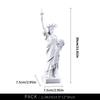 Creative Liberty Statue Resin Model 12 Inch Copper Finish for Art Lovers and Collectors