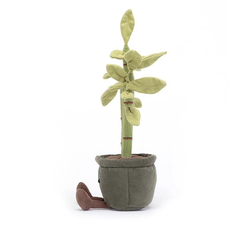 JELLYCAT Plant Series Funny Bamboo Potted Cute Doll Plush Doll 30cm High