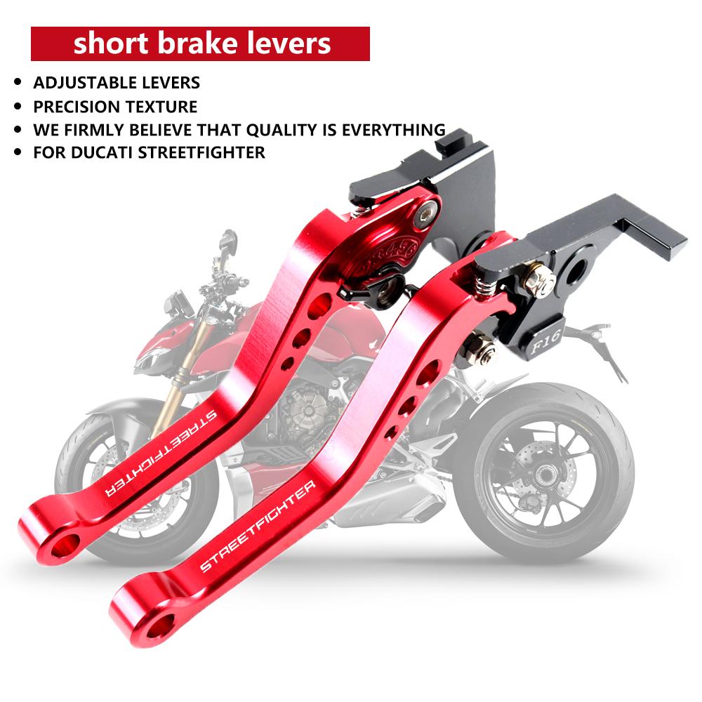 

Для DUCATI STREETFIGHTER / S 2009-2013 STREETFIGHTER 848 2012-2015 Рычаг короткого тормозного сцепления Аксессуары для мотоциклов Ручки