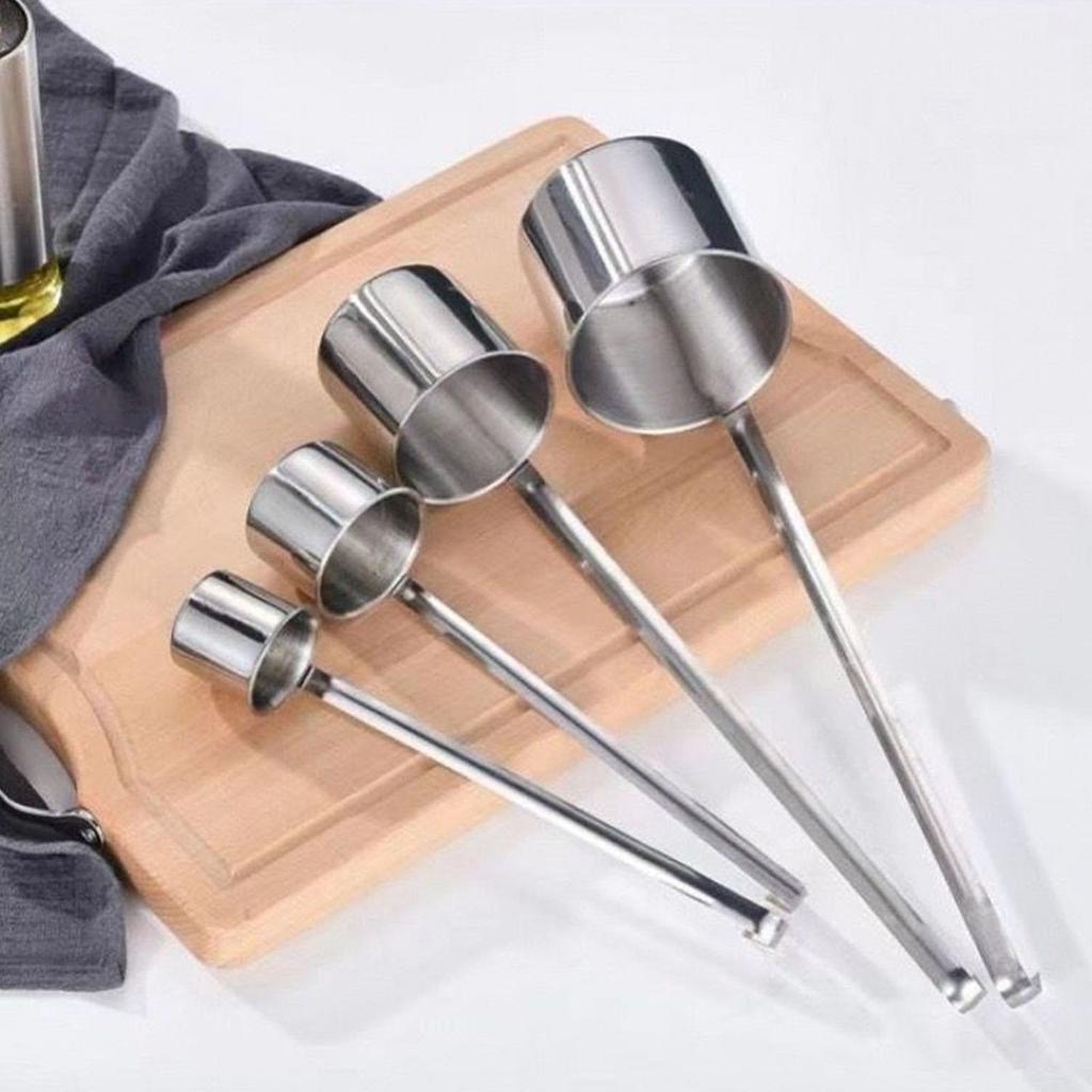 304 Stainless Steel Wine Dipper Portable Wine Ladle Spoon for Outdoor Travel Practical Beer Pouring Measuring Spoon