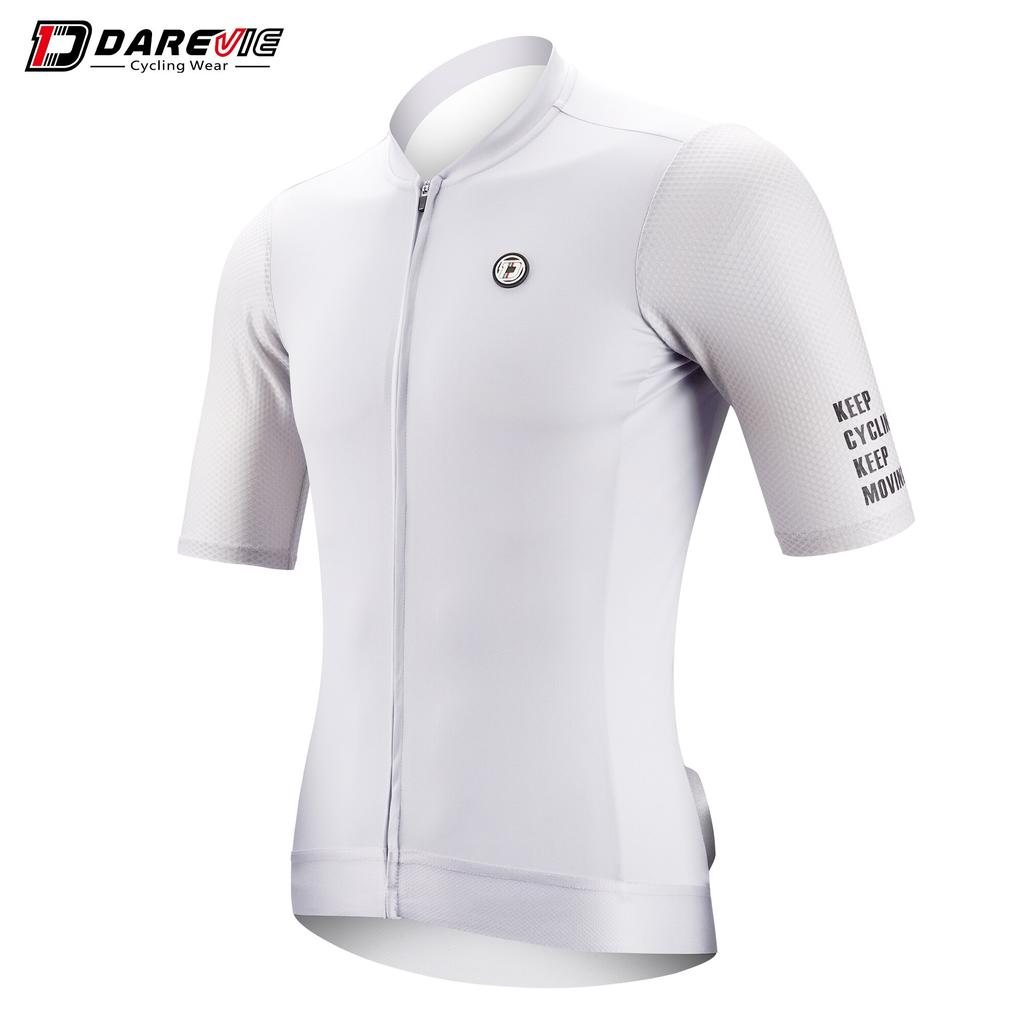 DAREVIE Maglia da Ciclismo Moda Donna Maglia da Ciclismo SPF 50+ Uomo Maglia da Bici Alta Qualità Morbida Traspirante Maglietta da Ciclismo MTB Strada