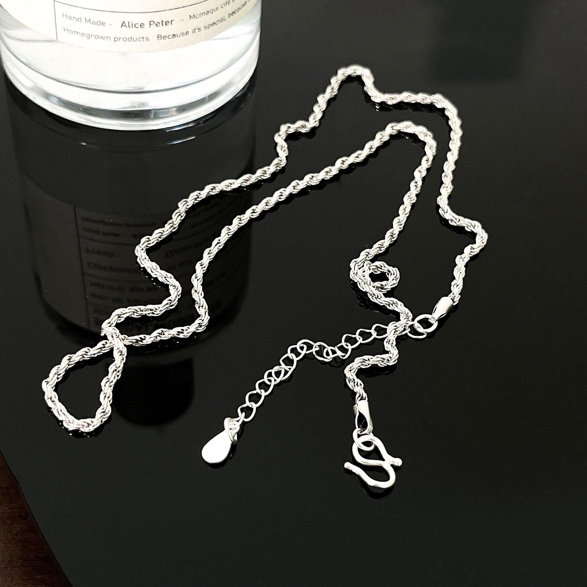 

Yinruitai Женское ретро толстое колье-змейка из стерлингового серебра 925 пробы - Не тускнеет, издание 2022 года. Model 40+5cm XL1084