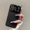 Large Window Lychee Textured Leather Case For For Iphone 17 16 15 14 Pro Max Camera Protection Shockproof Matte Hard Plastic Cover