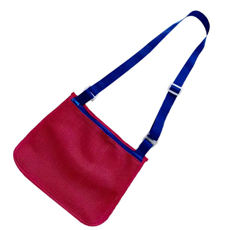 Children Beach Mesh Bag Travel Protable Organizer Bag Kids Swimming Bag Beach Toys Towel Storage Bags Women Cosmetic Makeup Bags