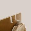 Foldable Storage Rack Behind the Door Foldable Hook on the Door for Hangers Clothes Storage Hook Hanger Storager