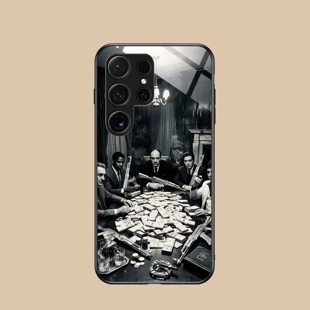 

Italian Mafia Phone Case for Samsung Galaxy A56 55 54 53 52 51 36 35 34 23 16 15 5G Glass Protective Cover Galaxy A14 4G