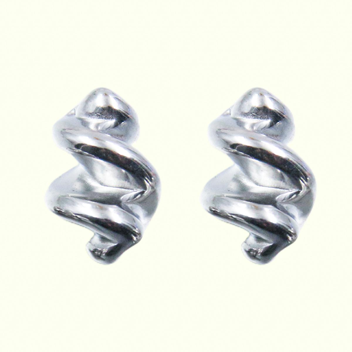 Premium DIY Stainless Steel Spiral Beads: 3 Styles, Irregular Handmade Jewelry Spacer Accessories