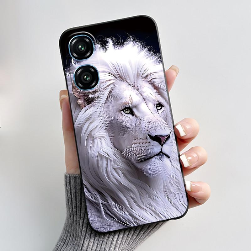For Oukitel C58 Case Oukitel C58 Pro Cover Luxury Cute Love Rabbit Funny Pattern Black TPU Soft Silicone Protective Phone Case