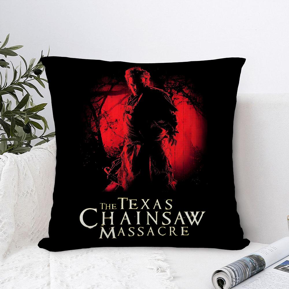 

S-Saw M-Massacre Наволочка Плюшевая Ткань Мягкая Наволочка Двусторонний Принт Чехол на Подушку Дивана Декоративная Подушка 16x16Inch