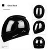 Full Face Motorcycle Helmet, Dual Shield, Removable Washable Neckerchief, Come with One More Lens