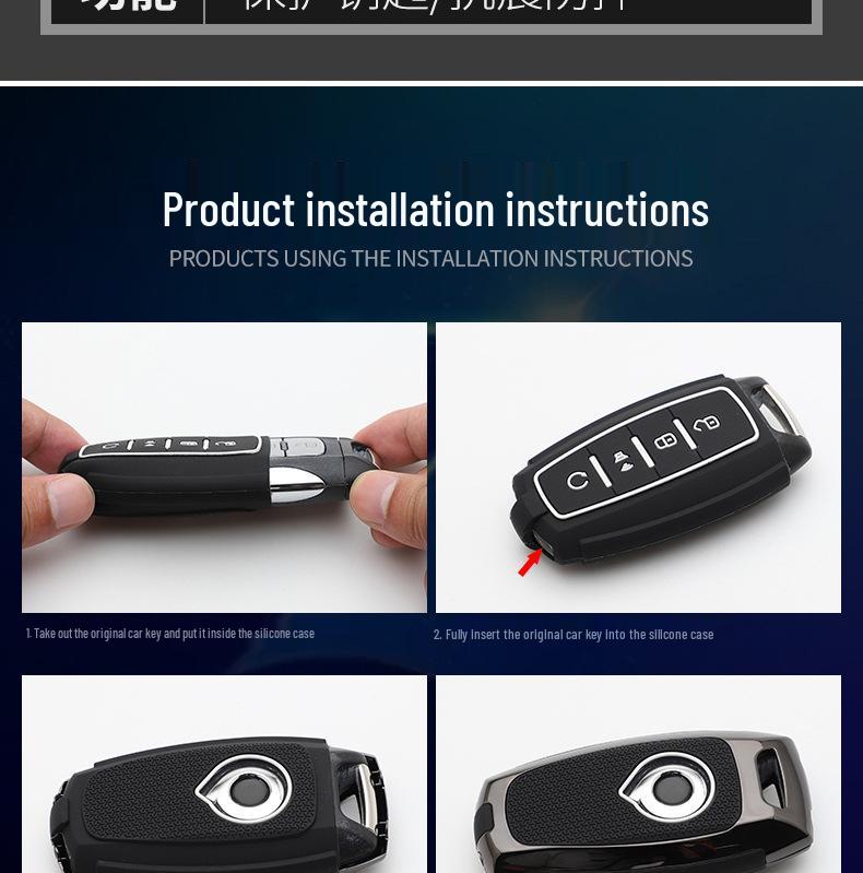 Stylish Great Wall Cannon Car Key Bag with Buckle Shell for Personalized Decoration