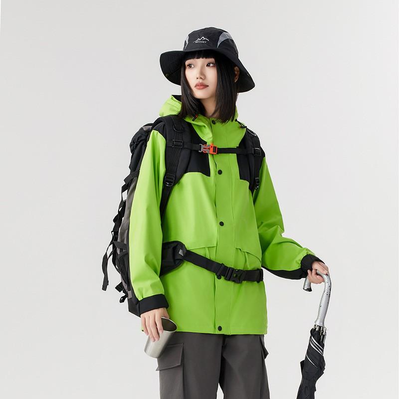 Removable Down Liner Jacket Men Women Waterproof Windproof Outdoor Travel Coat With Detachable Hood