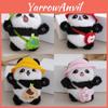 Adorable Cute Plush Panda Keychain Doll Soft Stuffed Animal Backpack Pendant