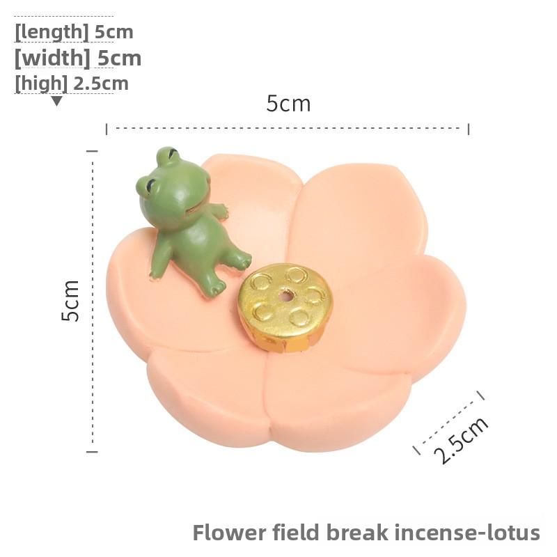 

1PCS Resin Cherry Blossom Line Aromatherapy Rack Creative Incense Holder Zen Ornaments Home Accessories 1PCS