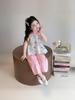2026 Stylish Girls' Summer Vest & Pants Two-Piece Set