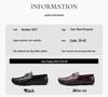 Bean Bean Stylish Men's Retro Genuine Leather Driving Loafers - Soft Sole Casual Shoes