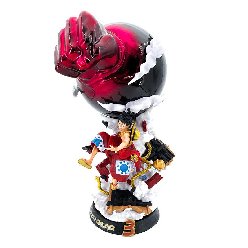 Buy One Piece Figure Gk Wano Country Third Gear Luffy Big Fist Ape King Gun Electroplating Statue Model Decoration At Affordable Prices Free Shipping Real Reviews With Photos Joom