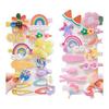 MAEXUS Hair Clip, Children's Hairpin, Girls, 28 Piece Luxury Set, Hair Tie, Hair Accessory, Hair Tie, Hair Clip, Children, Stylish, Kids, Girls, Hair