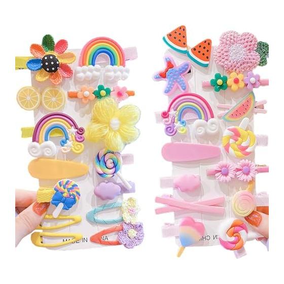 MAEXUS Hair Clip, Children s Hairpin, Girls, 28 Piece Luxury Set, Hair Tie, Hair Accessory, Hair Tie, Hair Clip, Children, Stylish, Kids, Girls, Hair