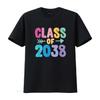 Class of 2038 Graduation Grow With Me T Shirt Vintage Washed Streetwear Graphic Comfortable Fashion Slightly Soft