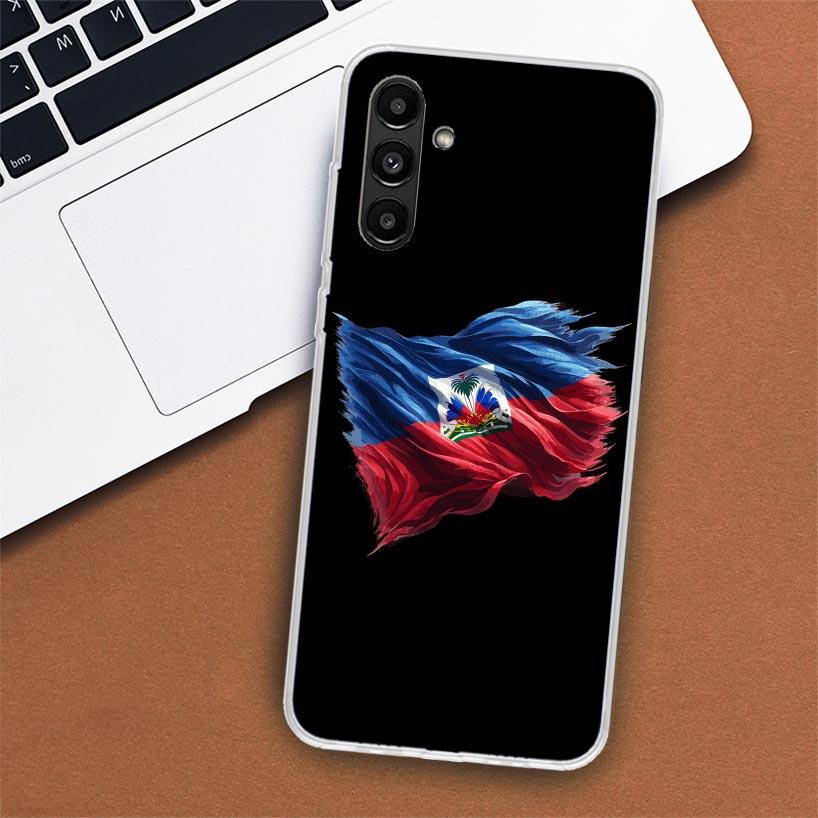 

Haiti Haitian Flag Phone Case For Samsung Galaxy A02S A12 A22 A32 A42 A52 A72 A51 A50S A71 A41 A31 A21S A70S A40 A30S A20E A10S Samsung A12 5G