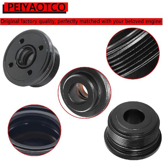 4PCS Tilt Cap/Gland with Seals Replacement for 61A-43811-00-00 Fit for Yamaha Outboards 200 225 250 300HP V6 3.3L End Cap Tilt Cylinder FSM022 Pack