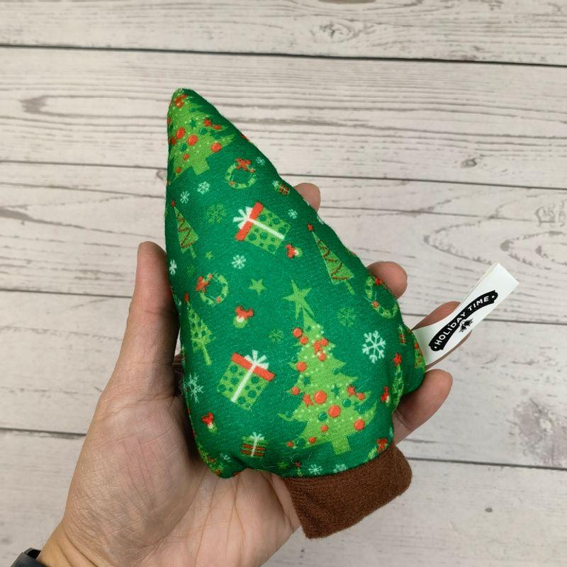 

Pet Dog Toy Sounding Paper Teddy/Pomeranian Bichon Accompany Christmas Gift Small Size Dogs Pet Supplies Christmas tree small size 17cm(1BB is called)