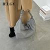 Oxford Canvas Large Capacity Cross-body Commuter Casual Tote Bag