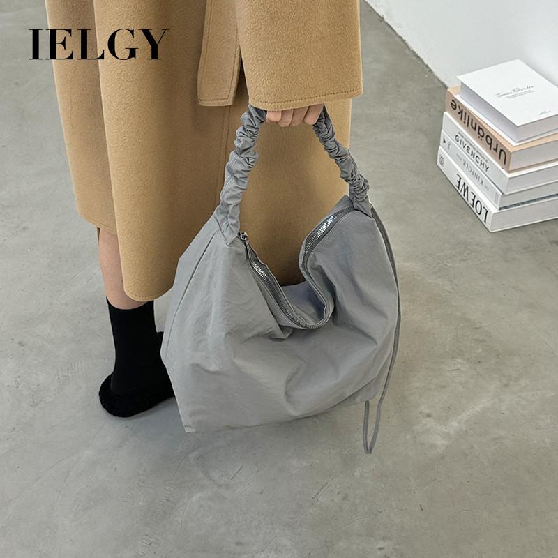 IELGY Oxford Canvas Large Capacity Cross-body Commuter Casual Tote Bag
